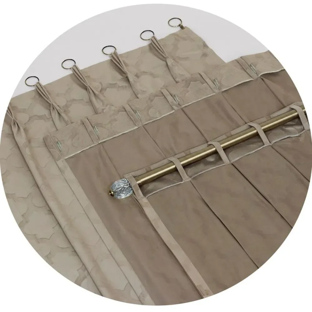 Achim Home Furnishing: Windsor Navy Trellis Contemporary Window Curtain Panel :